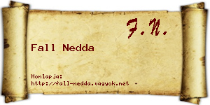 Fall Nedda névjegykártya